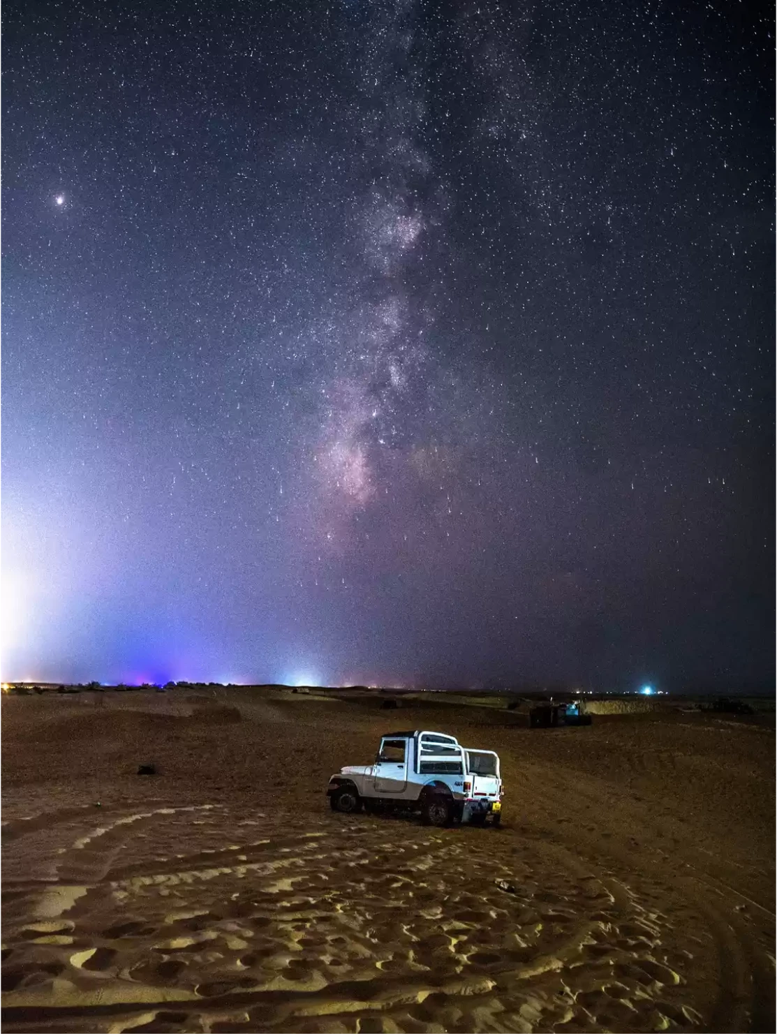 Contemplar el cielo en el desierto de Thar